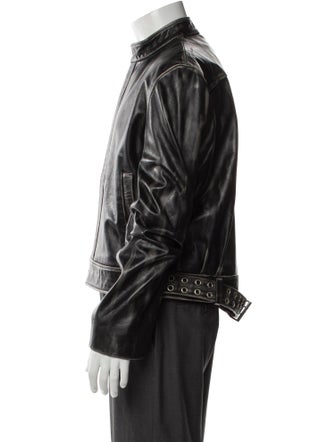 Achilles Ion Gabriel Leather Moto Jacket