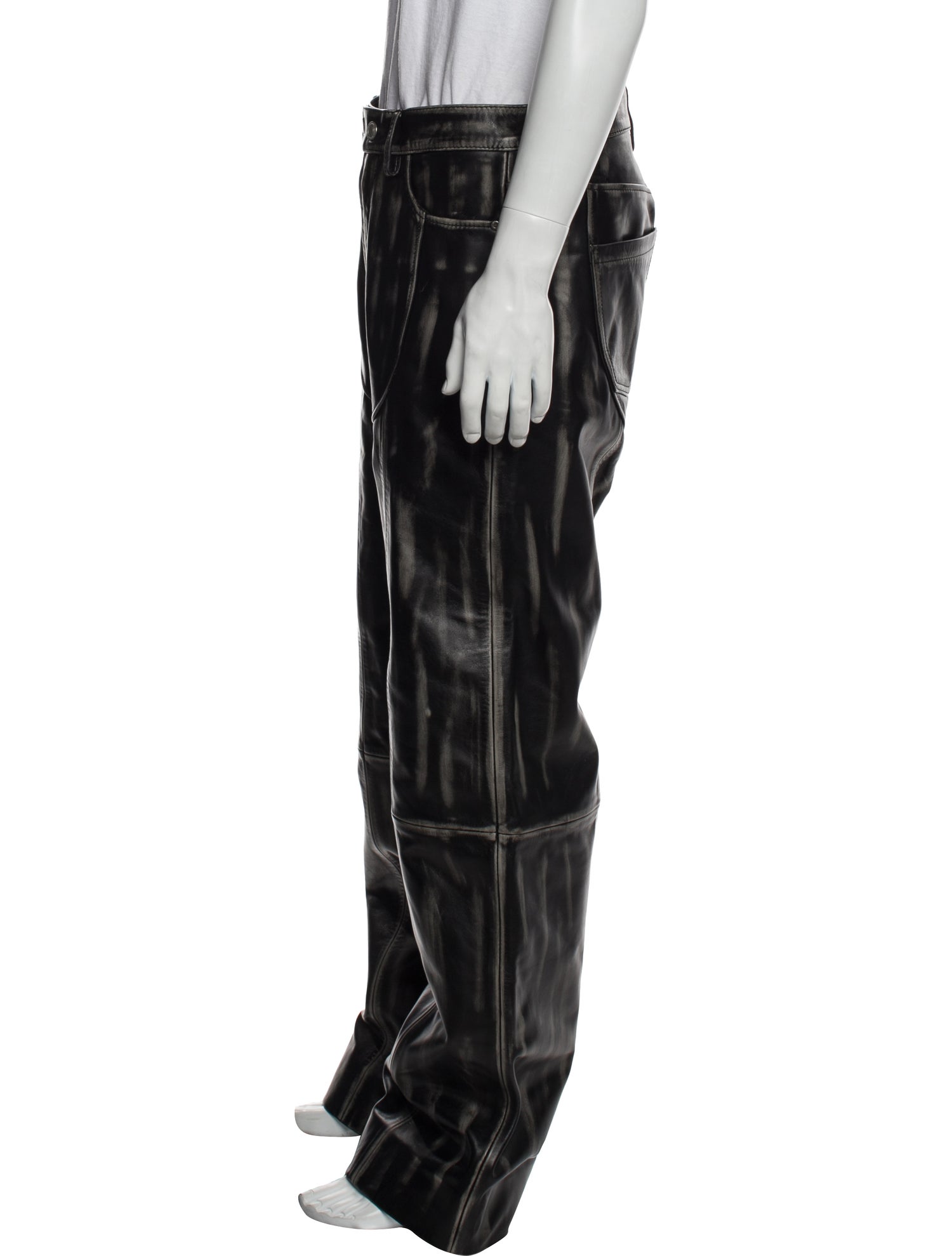 Achilles Ion Gabriel Calf Leather Pants