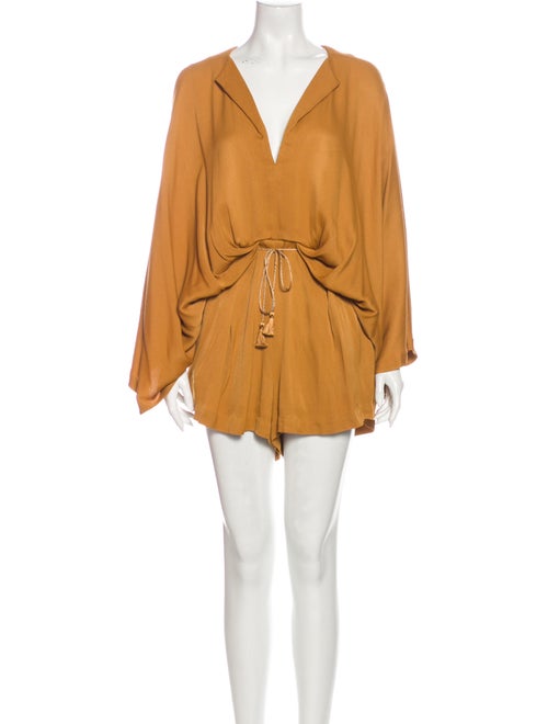 Acler Plunge Neckline Romper