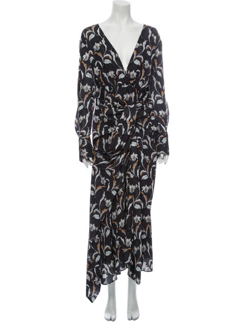 Acler Printed Long Dress w/ Tags