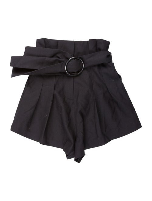 Acler Wool Mini Shorts Wool
