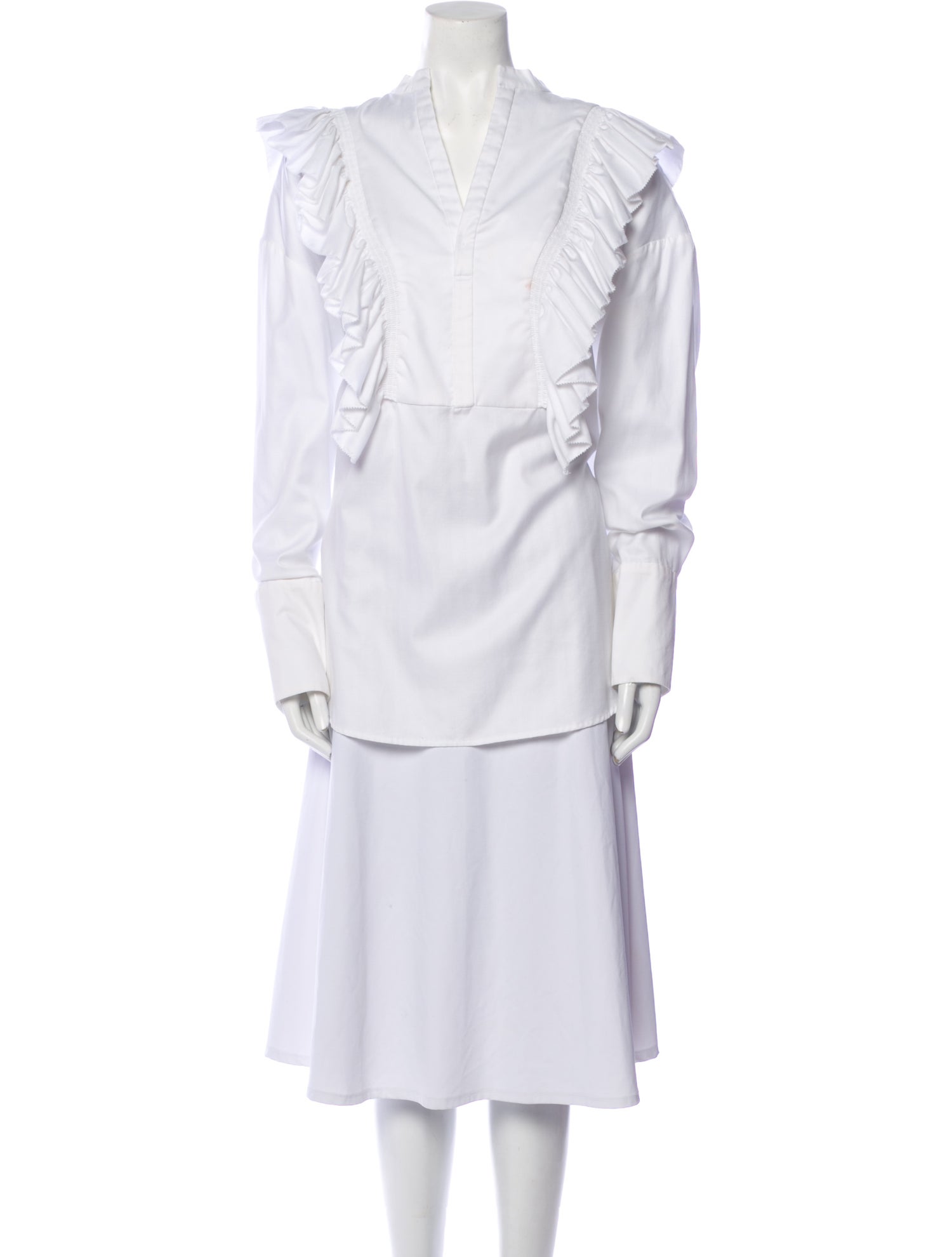 Acler V-Neck Long Sleeve Tunic