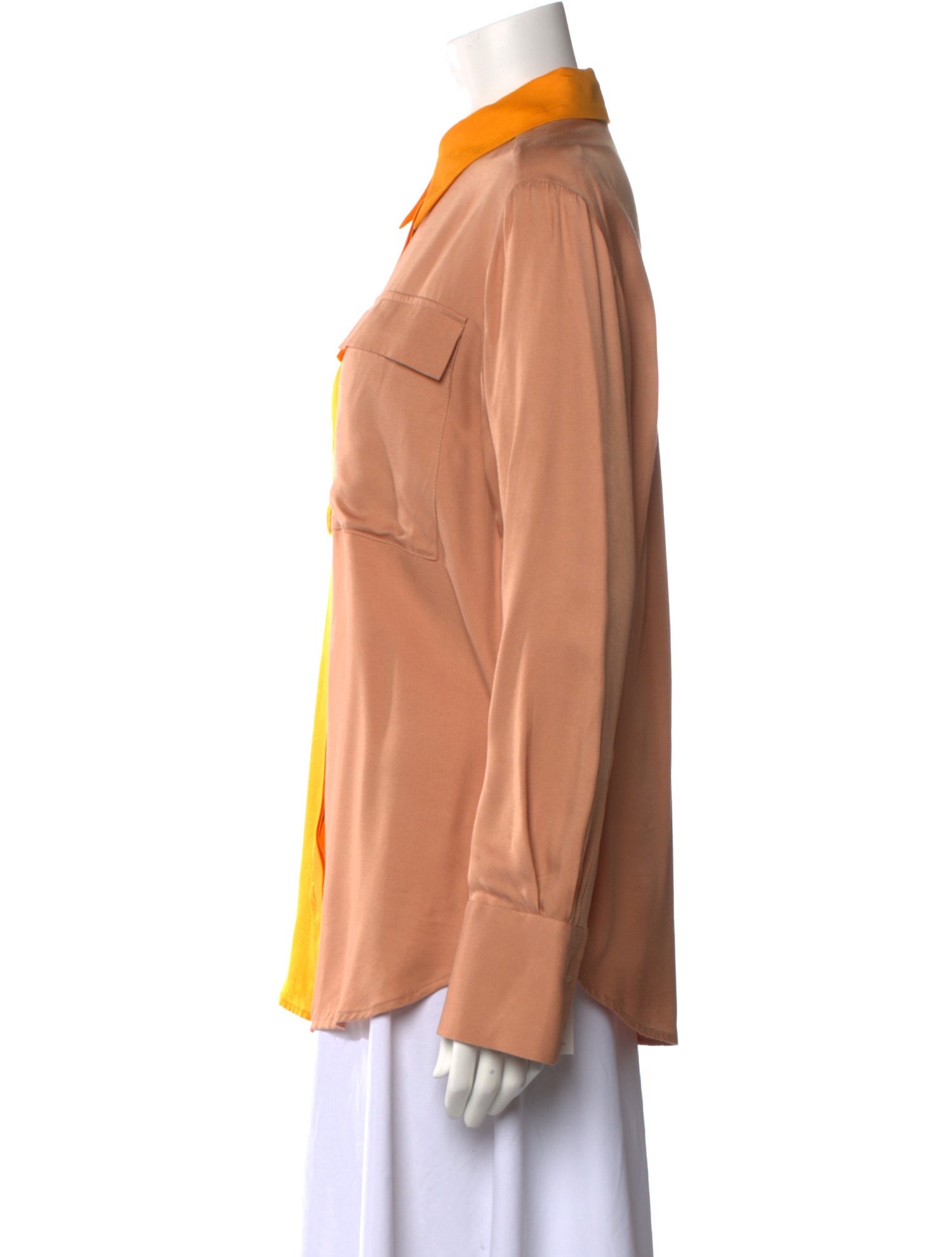 Acler Long Sleeve Button-Up Top