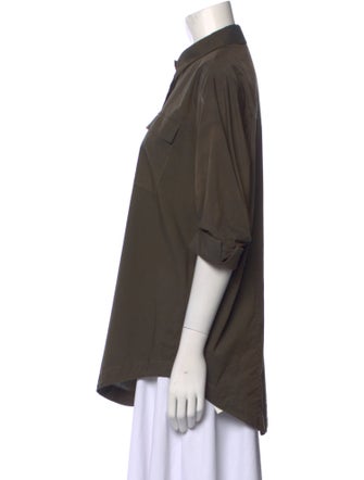 Acler Short Sleeve Button-Up Top