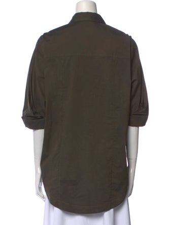 Acler Short Sleeve Button-Up Top