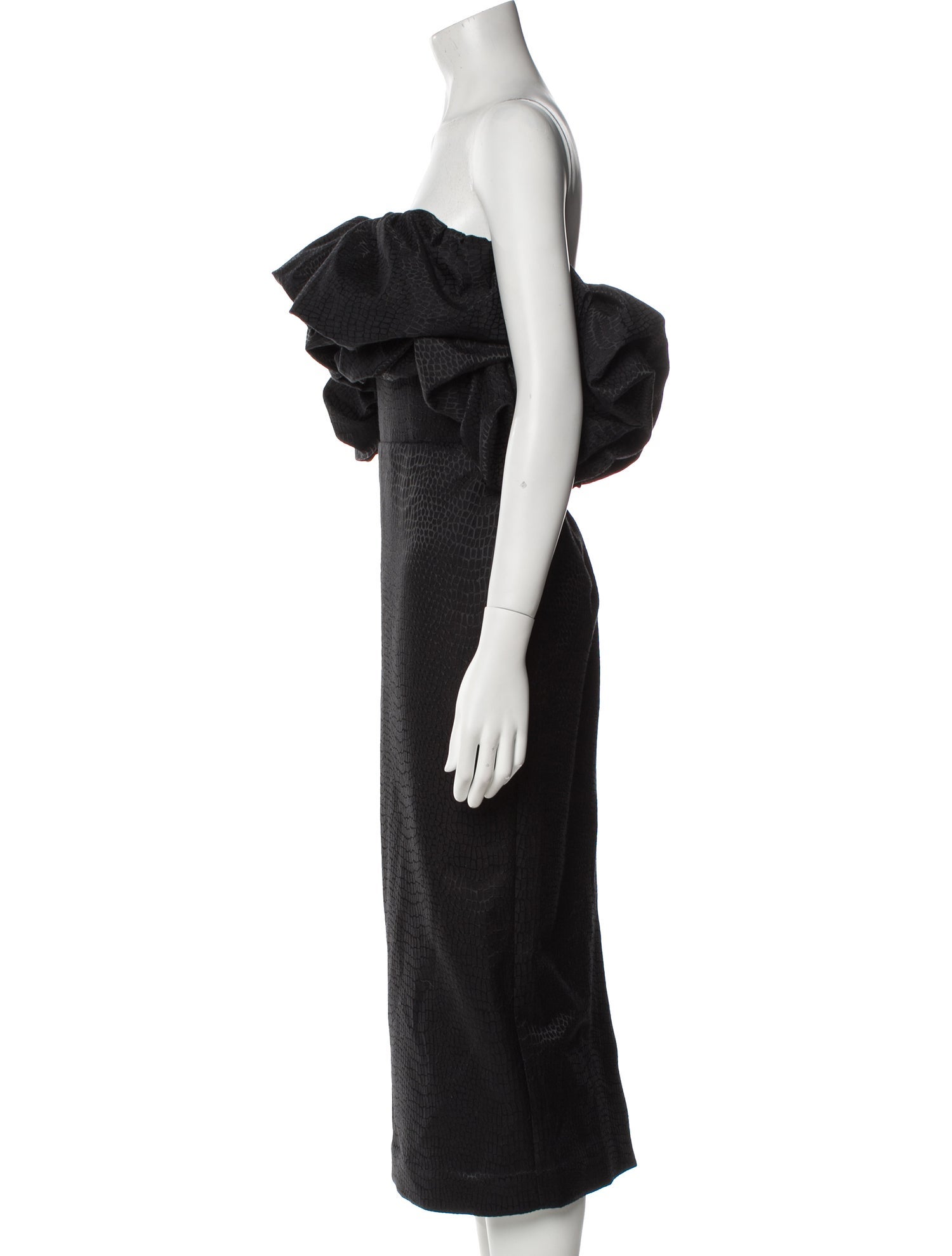 Acler Strapless Knee-Length Dress