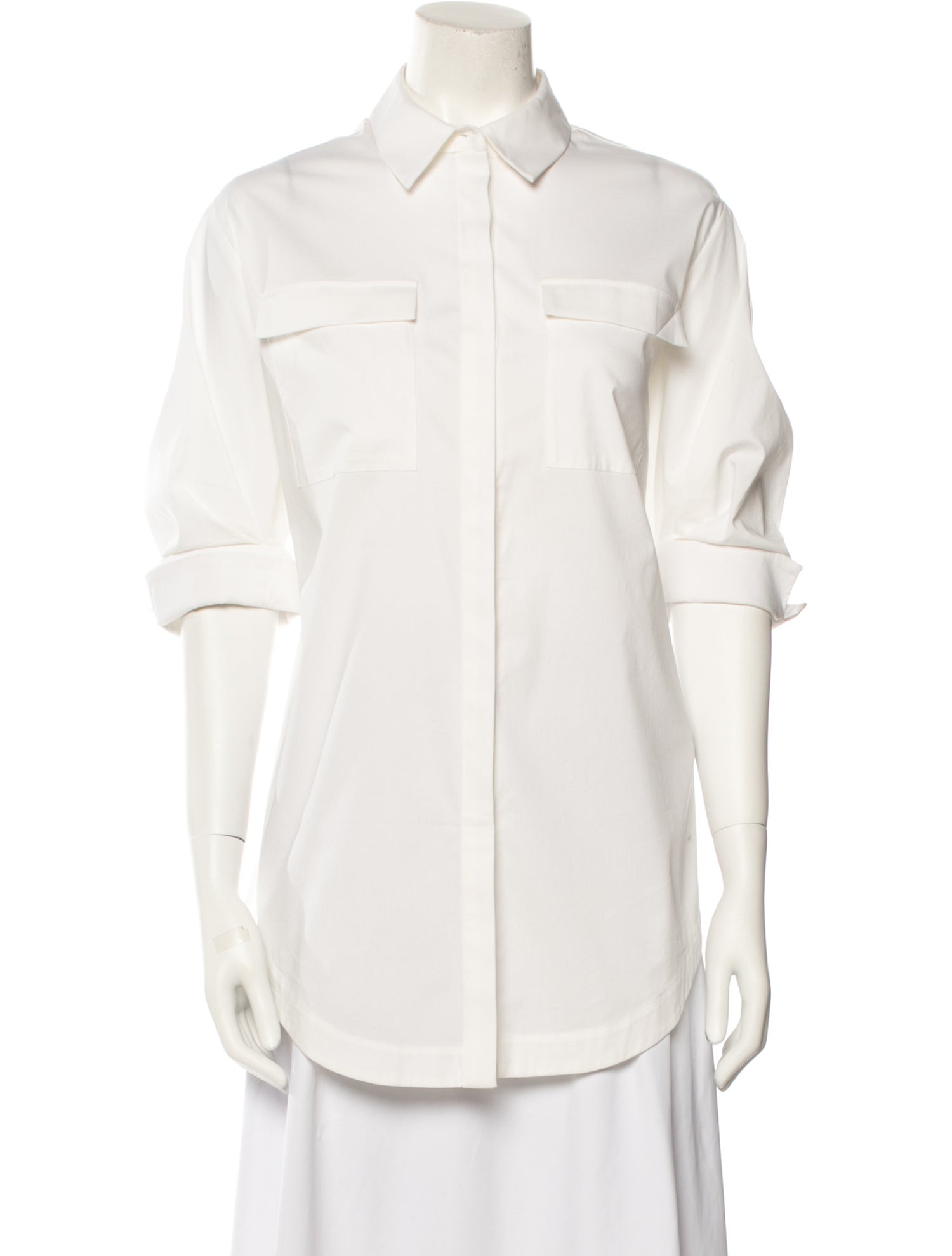 Acler Short Sleeve Button-Up Top