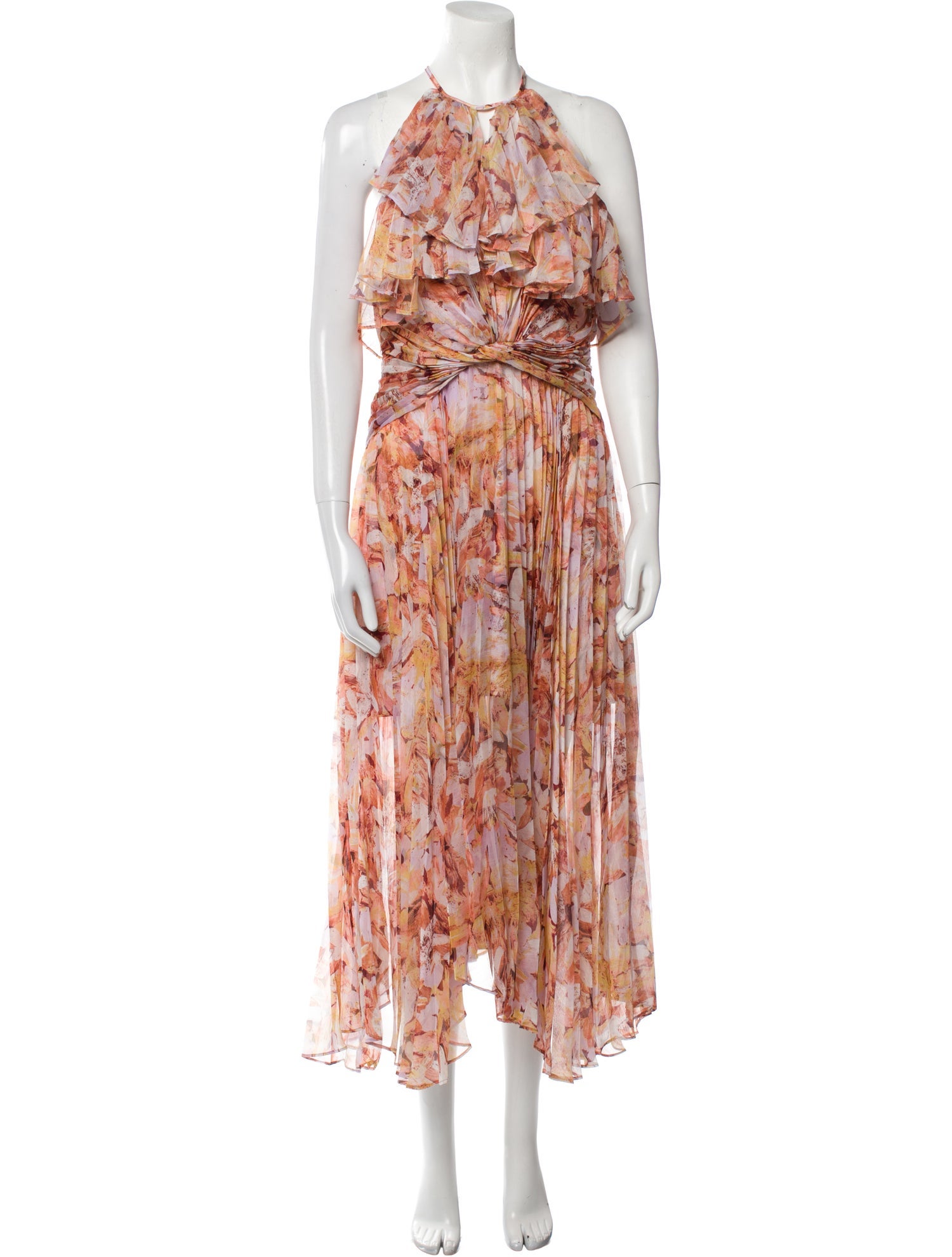 Acler Printed Long Dress