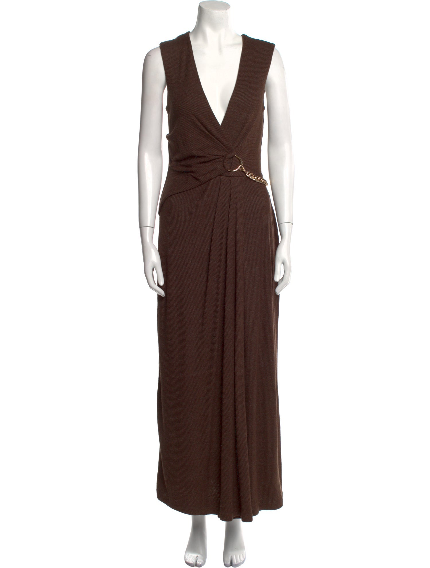 Acler V-Neck Long Dress