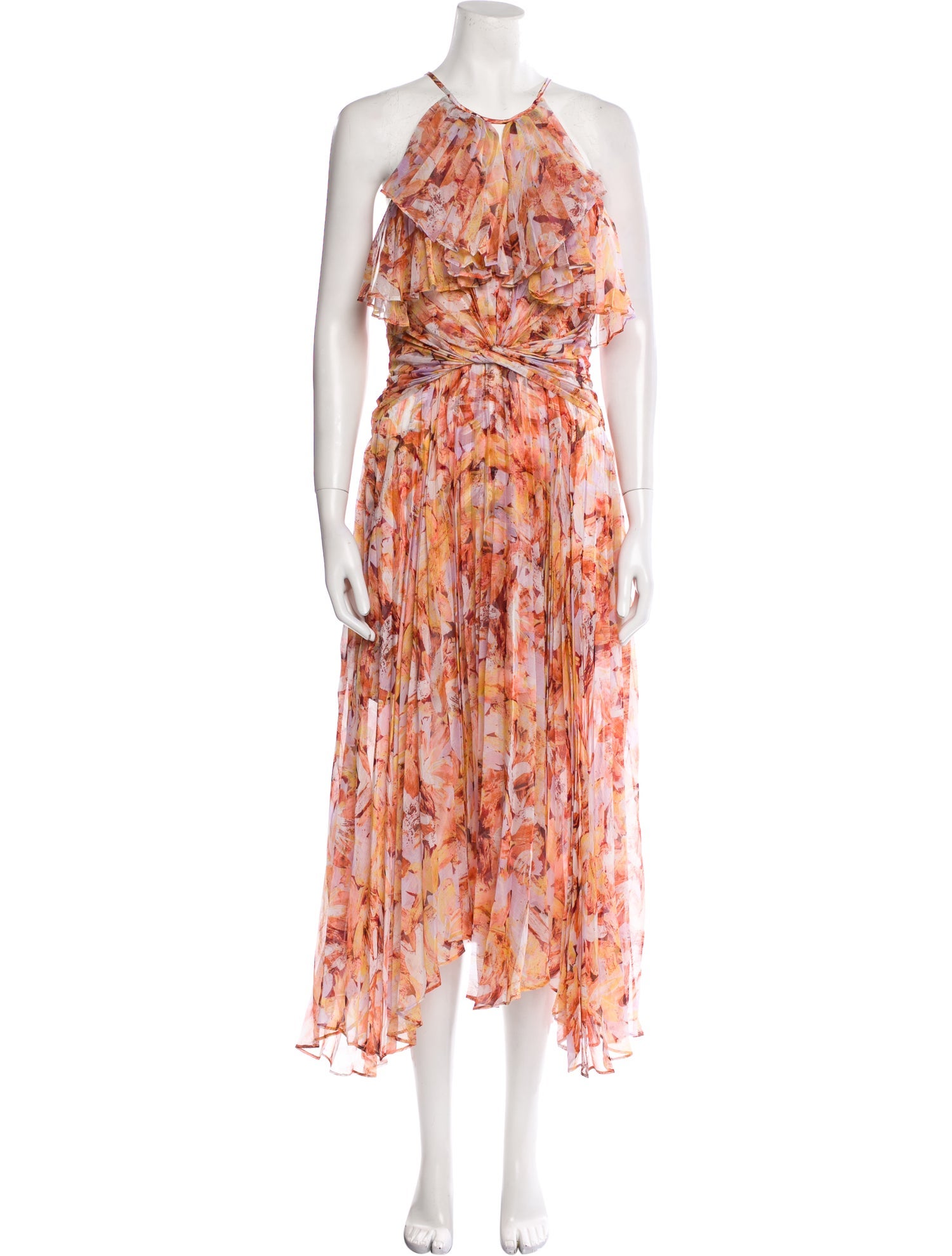 Acler Floral Print Long Dress w/ Tags