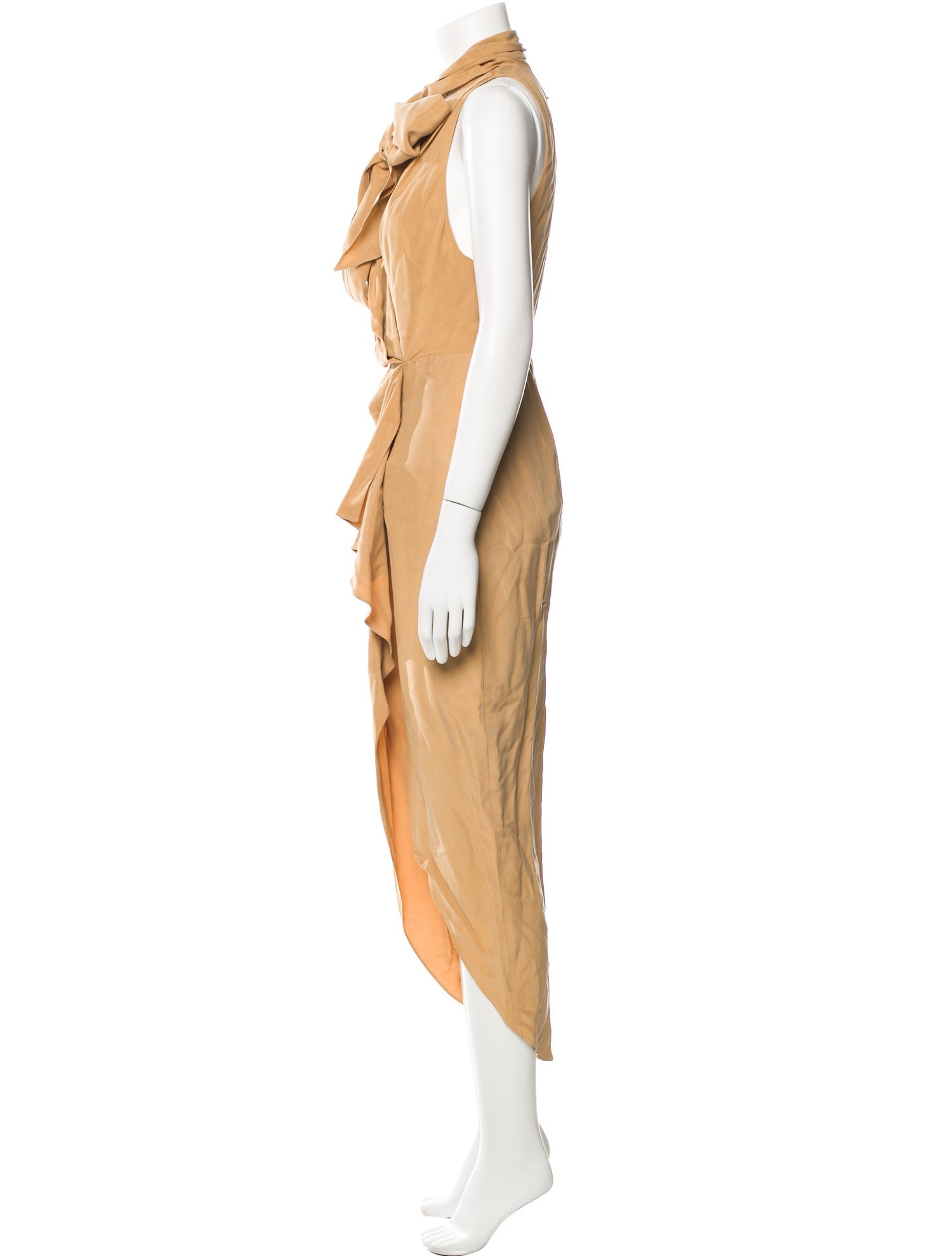 Acler Mock Neck Long Dress