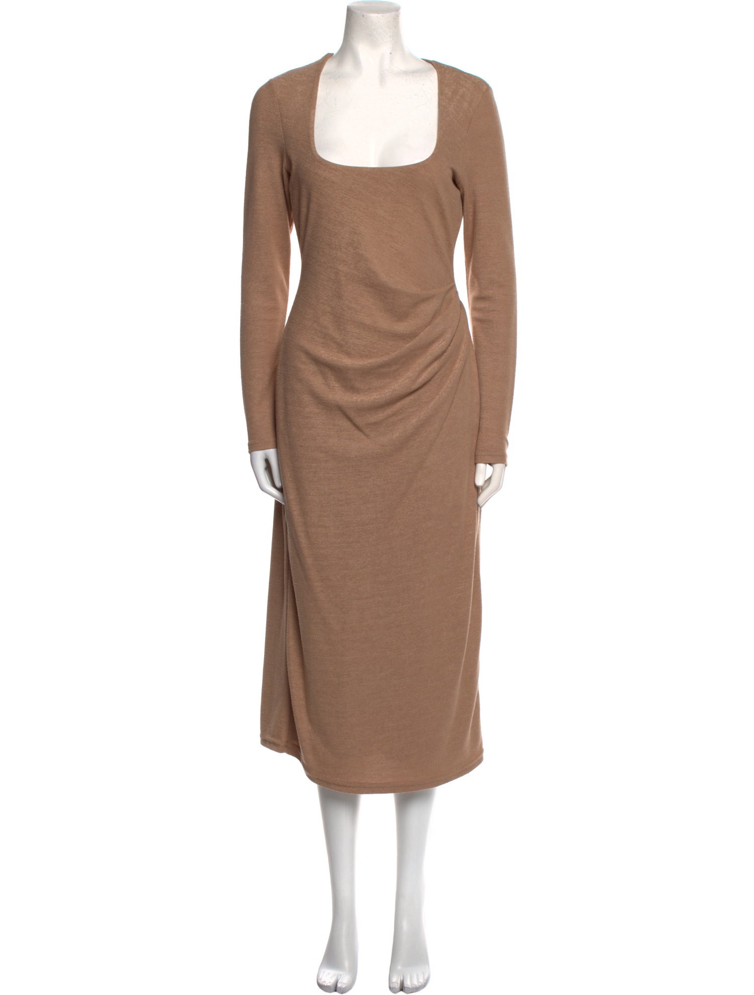 Acler Square Neckline Midi Length Dress