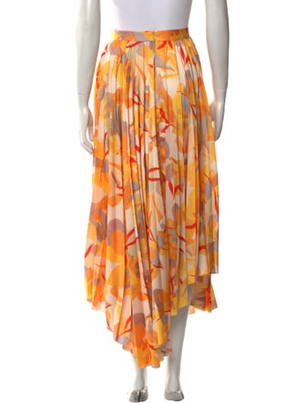 Acler Printed Midi Length Skirt