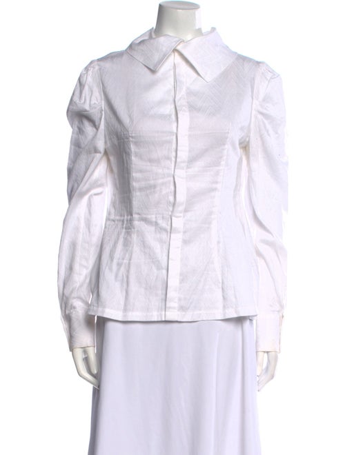 Acler Long Sleeve Button-Up Top