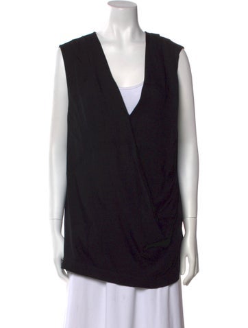 Acler Tops V-Neck Sleeveless Tunic XS