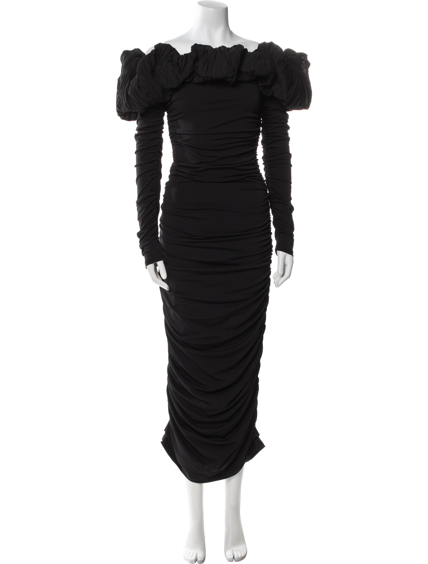 Acler Cowl Neck Midi Length Dress