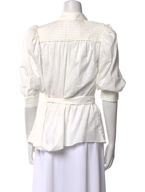 Acler Three-Quarter Sleeve Button-Up Top