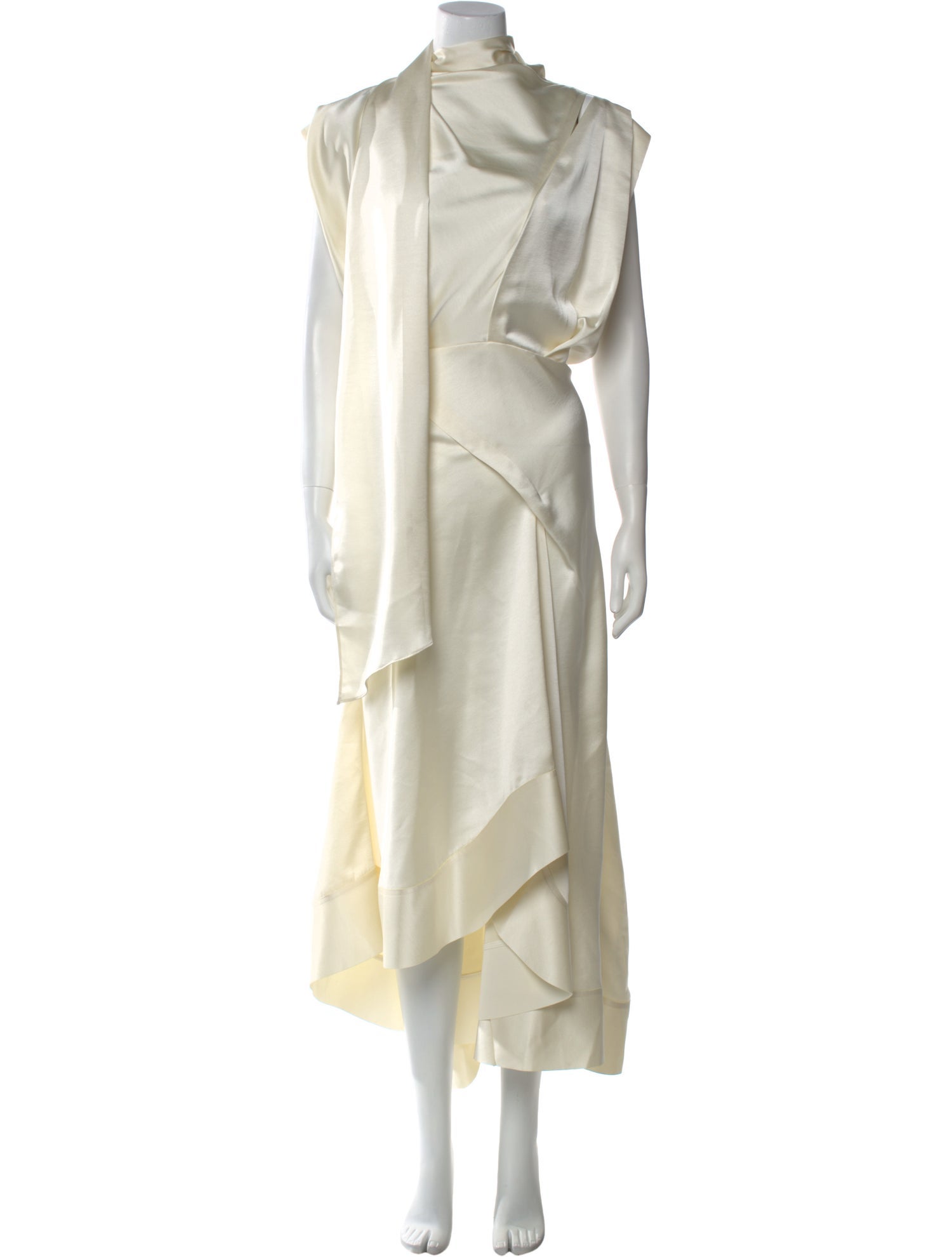 Acler Mock Neck Long Dress