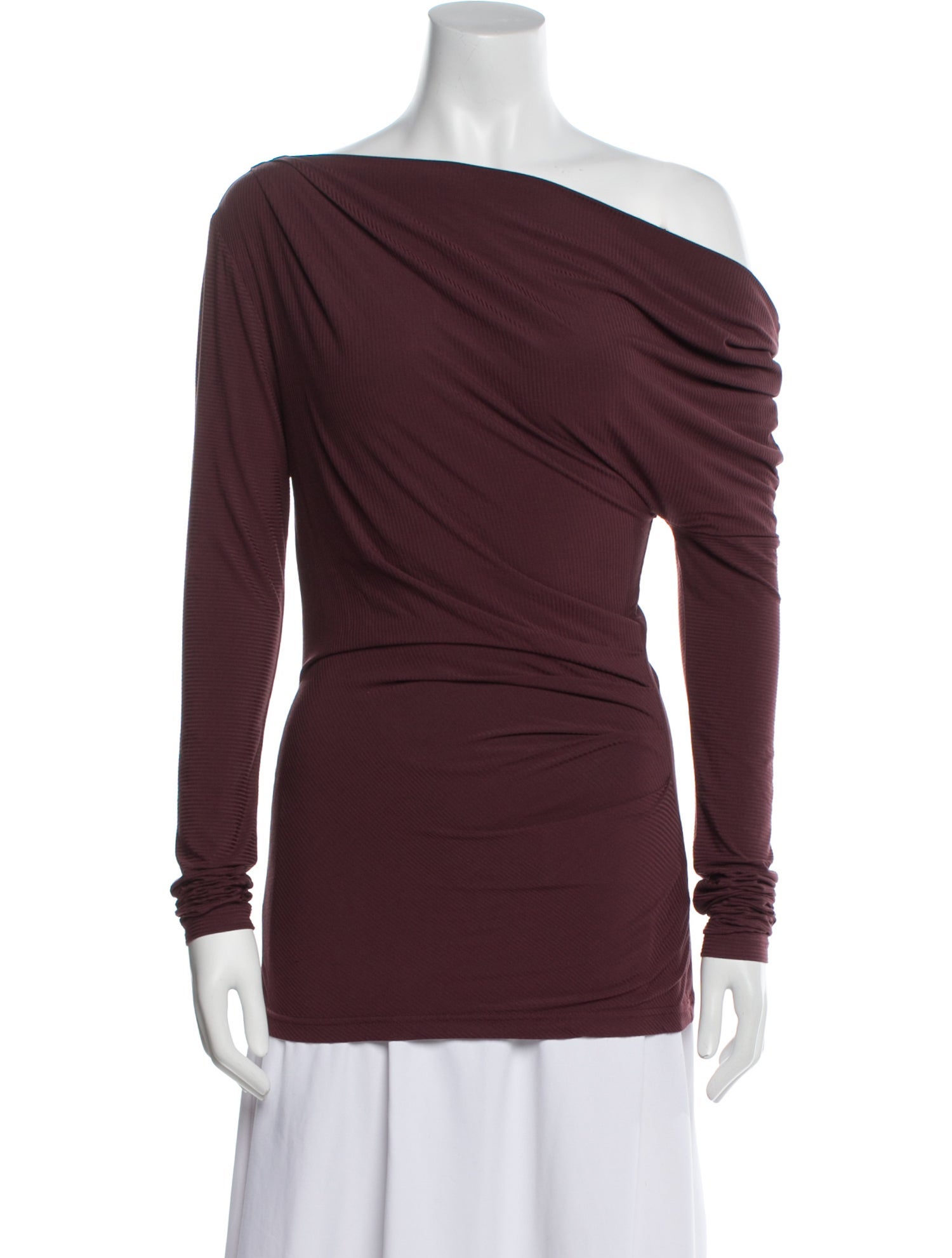 Acler Off-The-Shoulder Long Sleeve Top