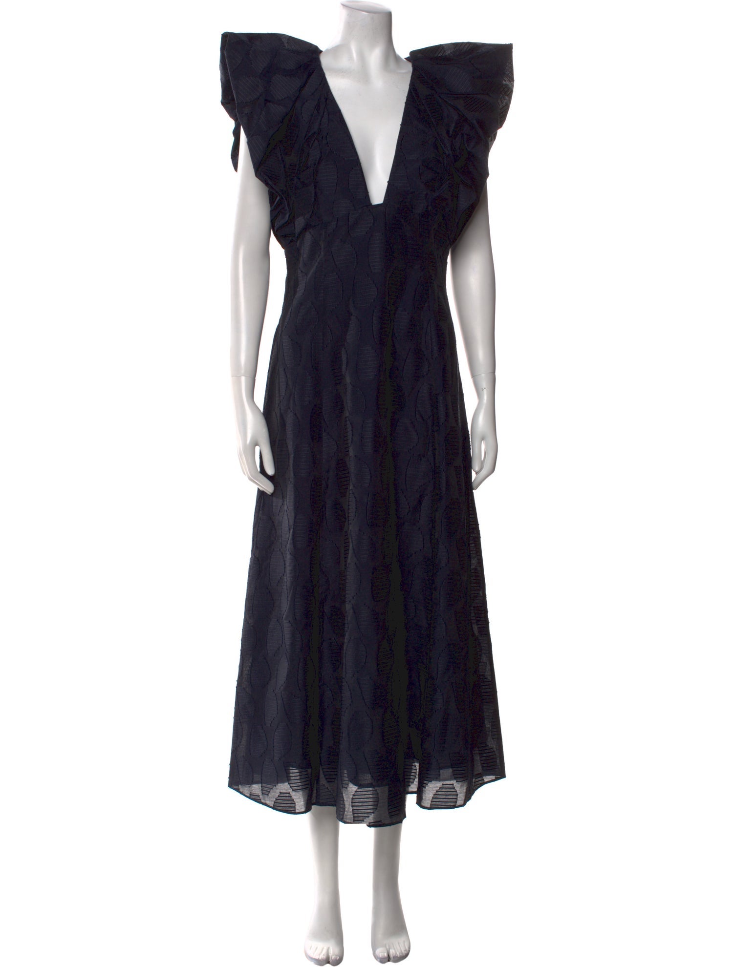 Acler V-Neck Long Dress