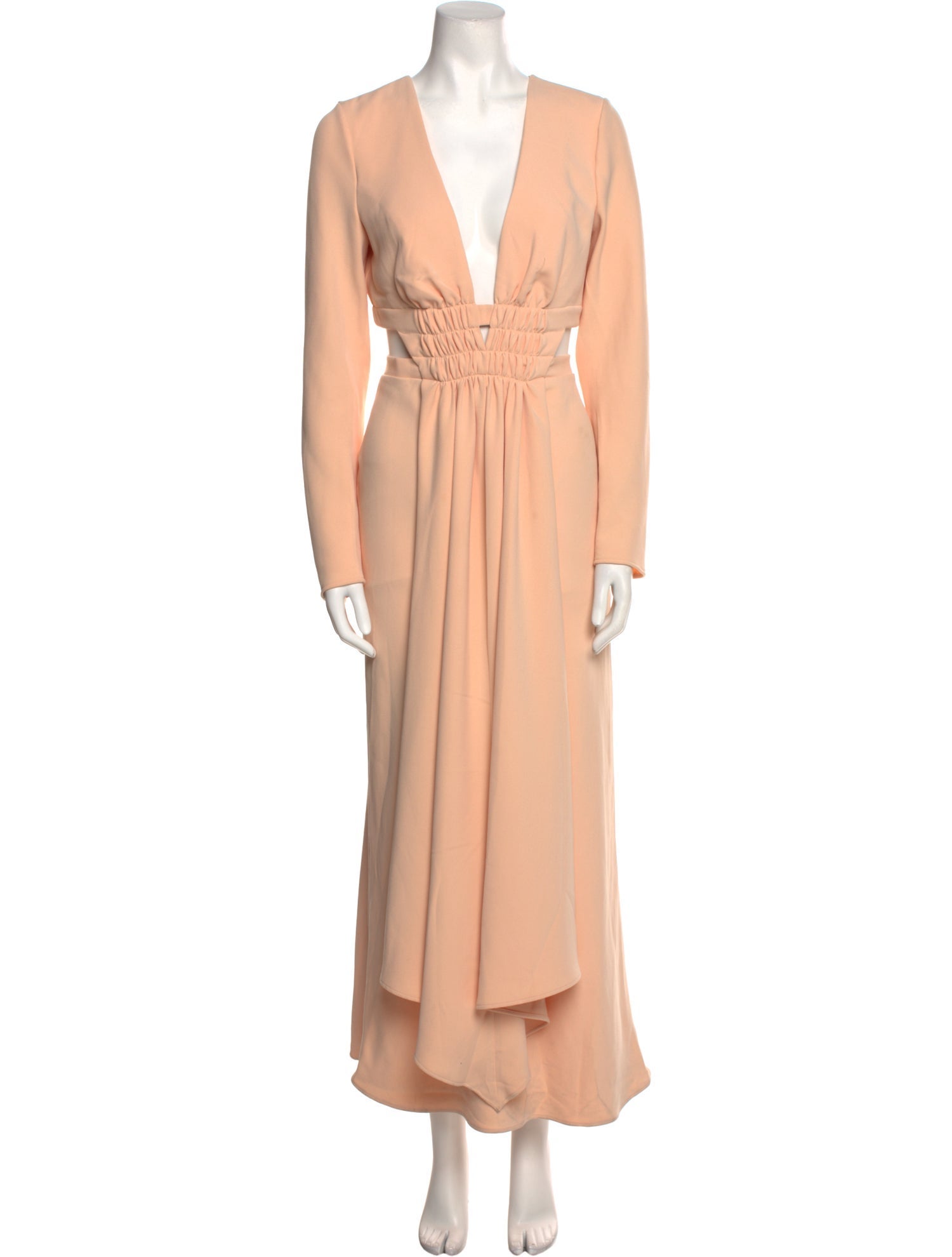 Acler Plunge Neckline Long Dress