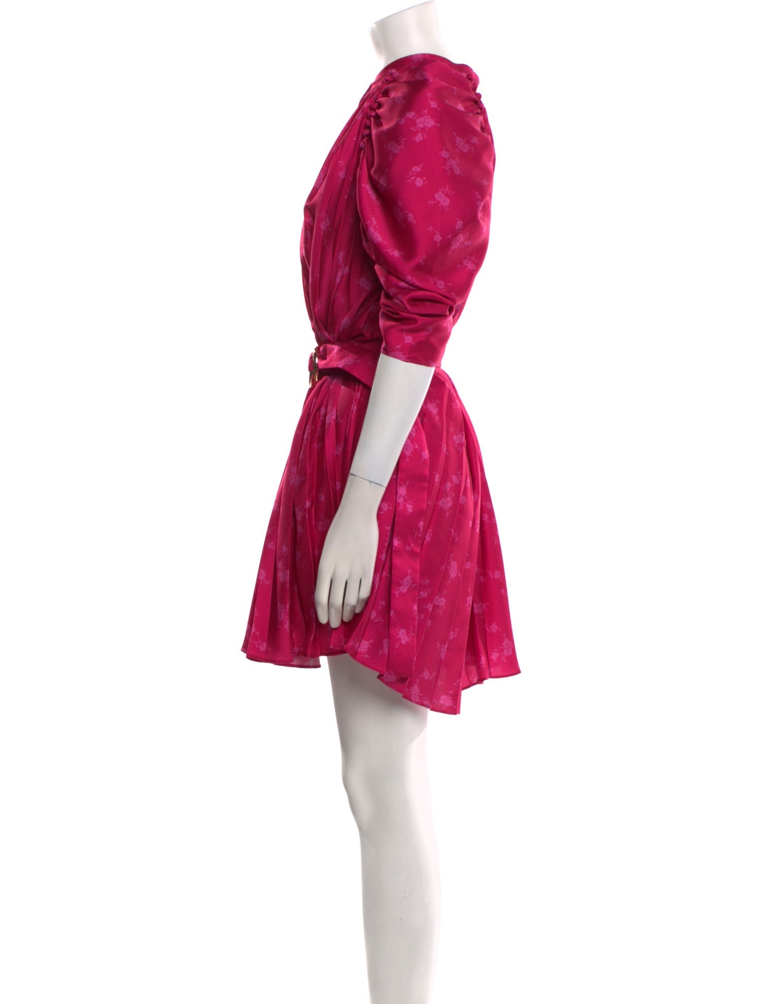 Acler Printed Knee-Length Dress