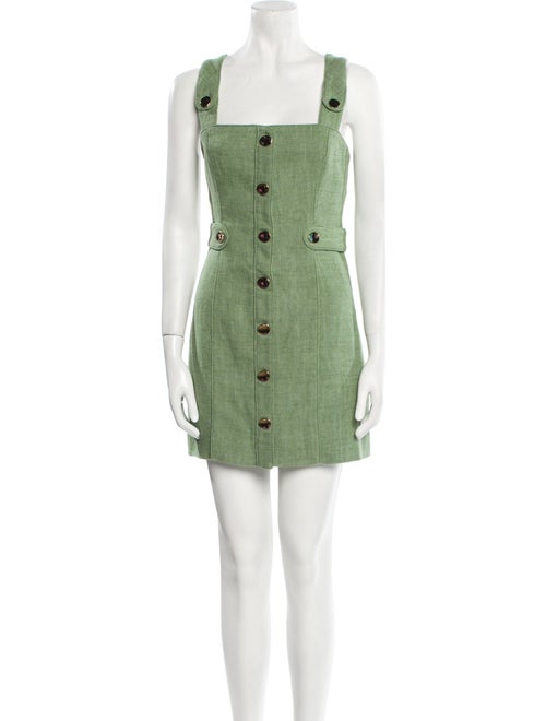 Acler Square Neckline Mini Dress