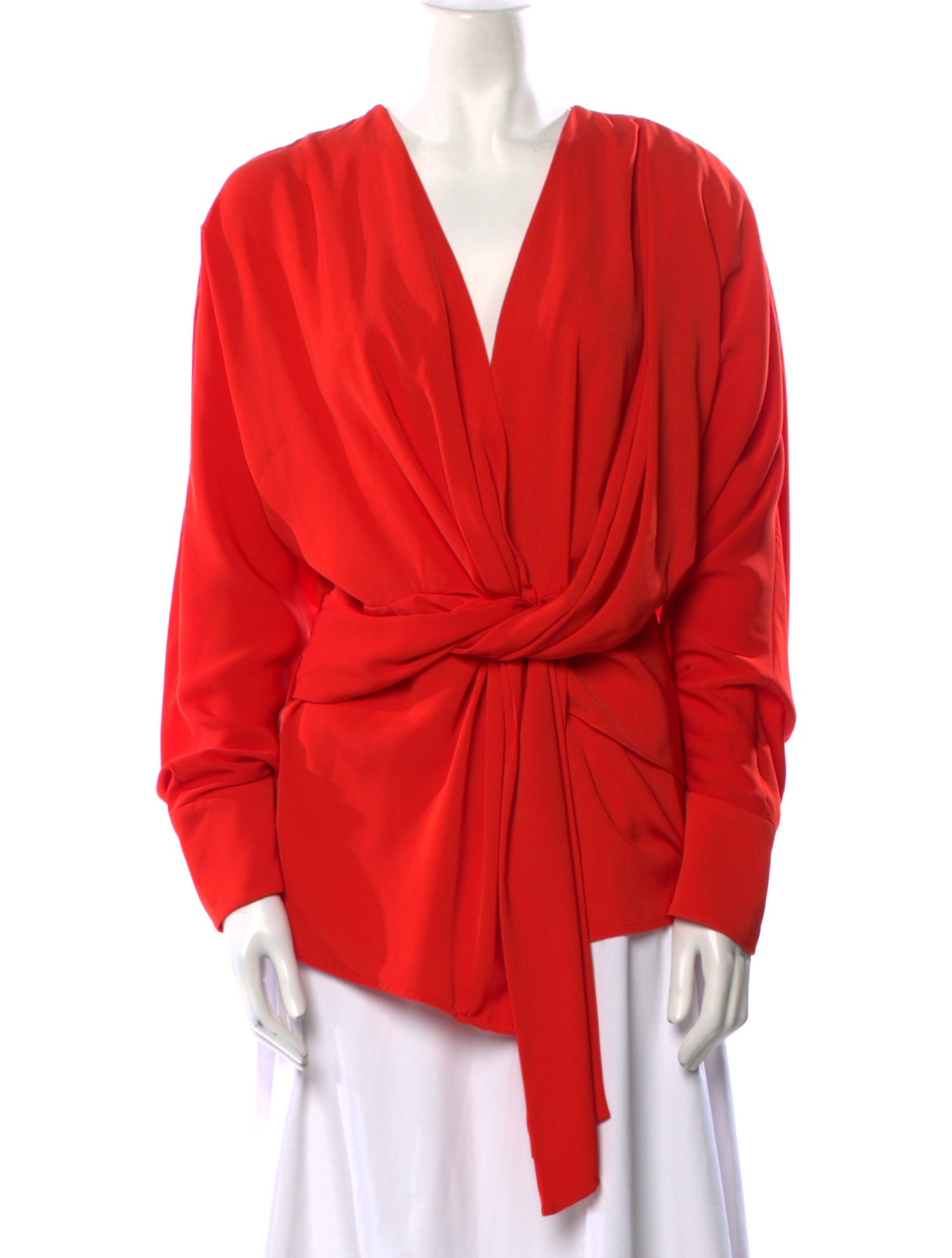 Acler V-Neck Long Sleeve Blouse