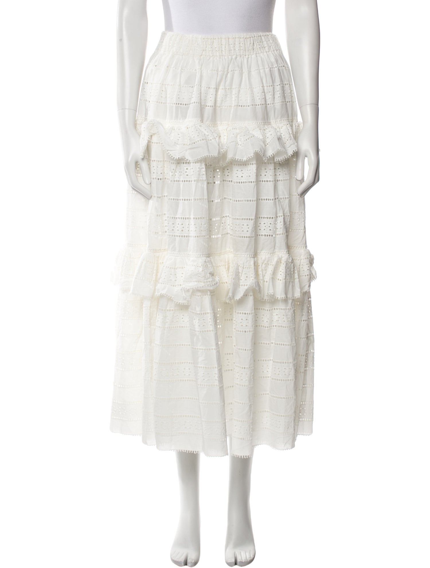 Acler Lace Pattern Midi Length Skirt w/ Tags