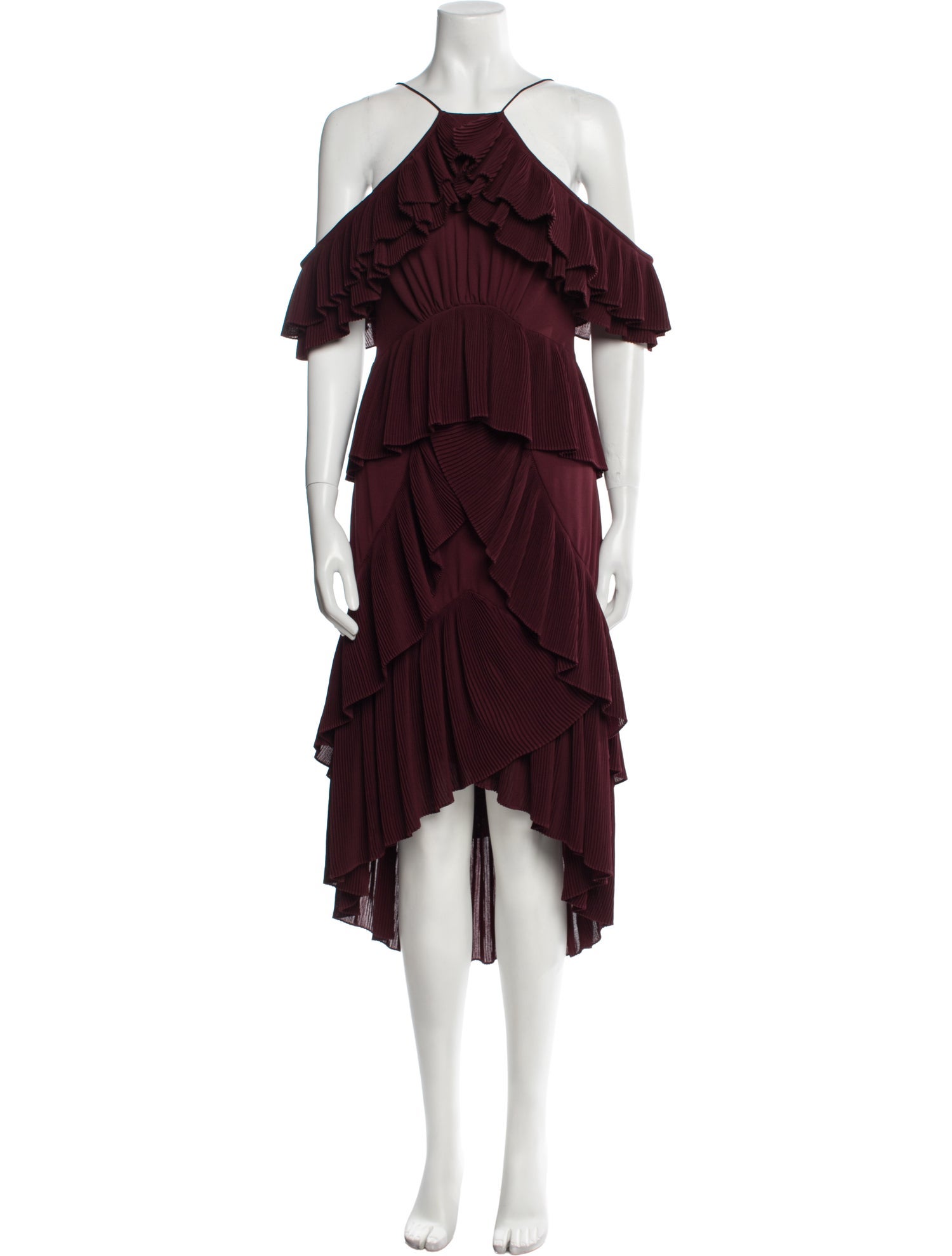 Acler Off-The-Shoulder Midi Length Dress