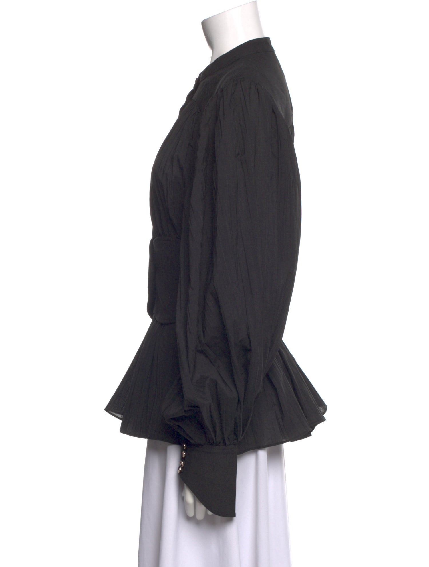 Acler Mock Neck Long Sleeve Blouse