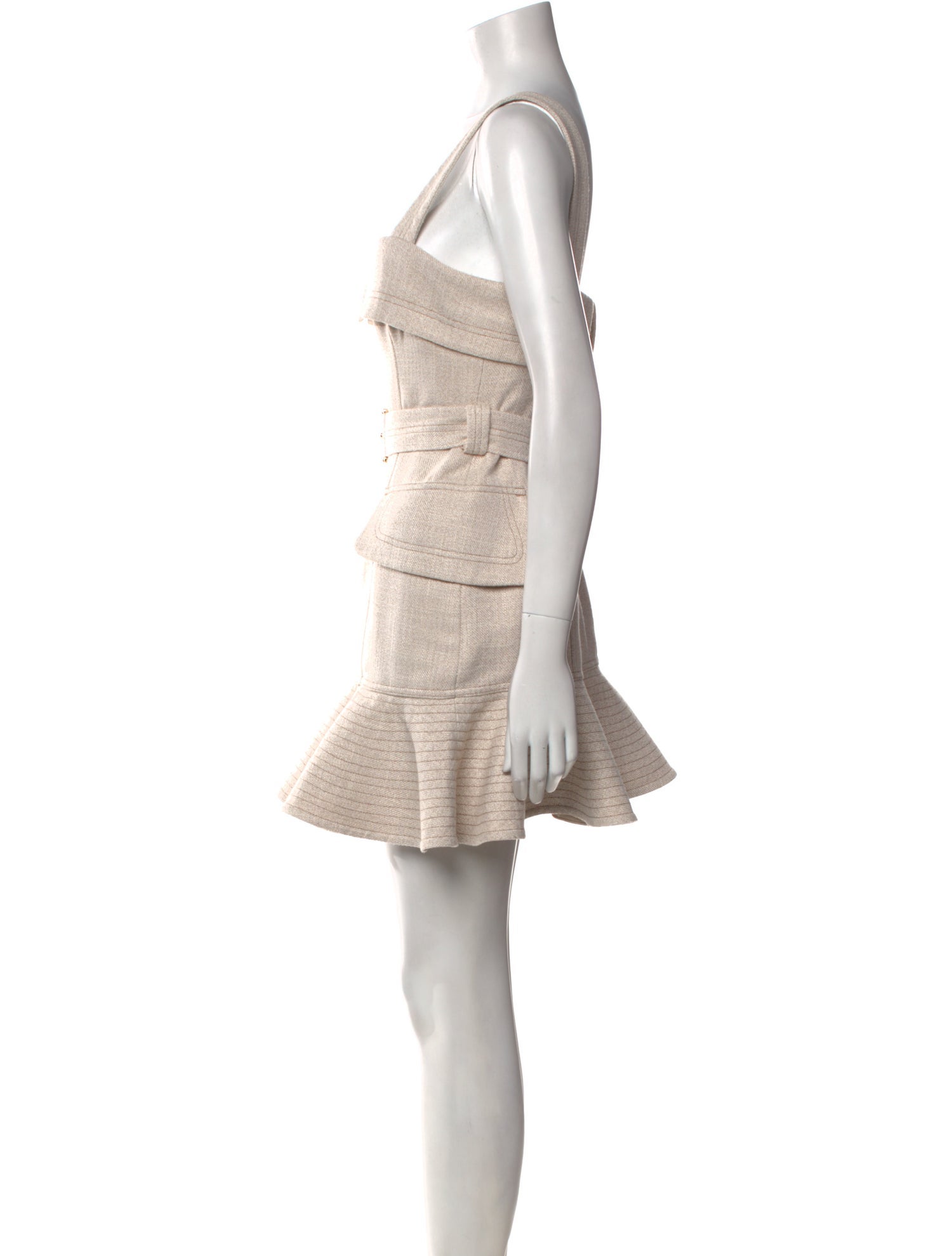 Acler Square Neckline Mini Dress