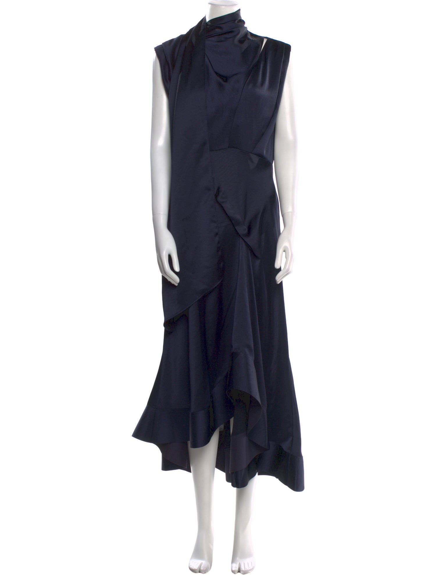 Acler Mock Neck Long Dress