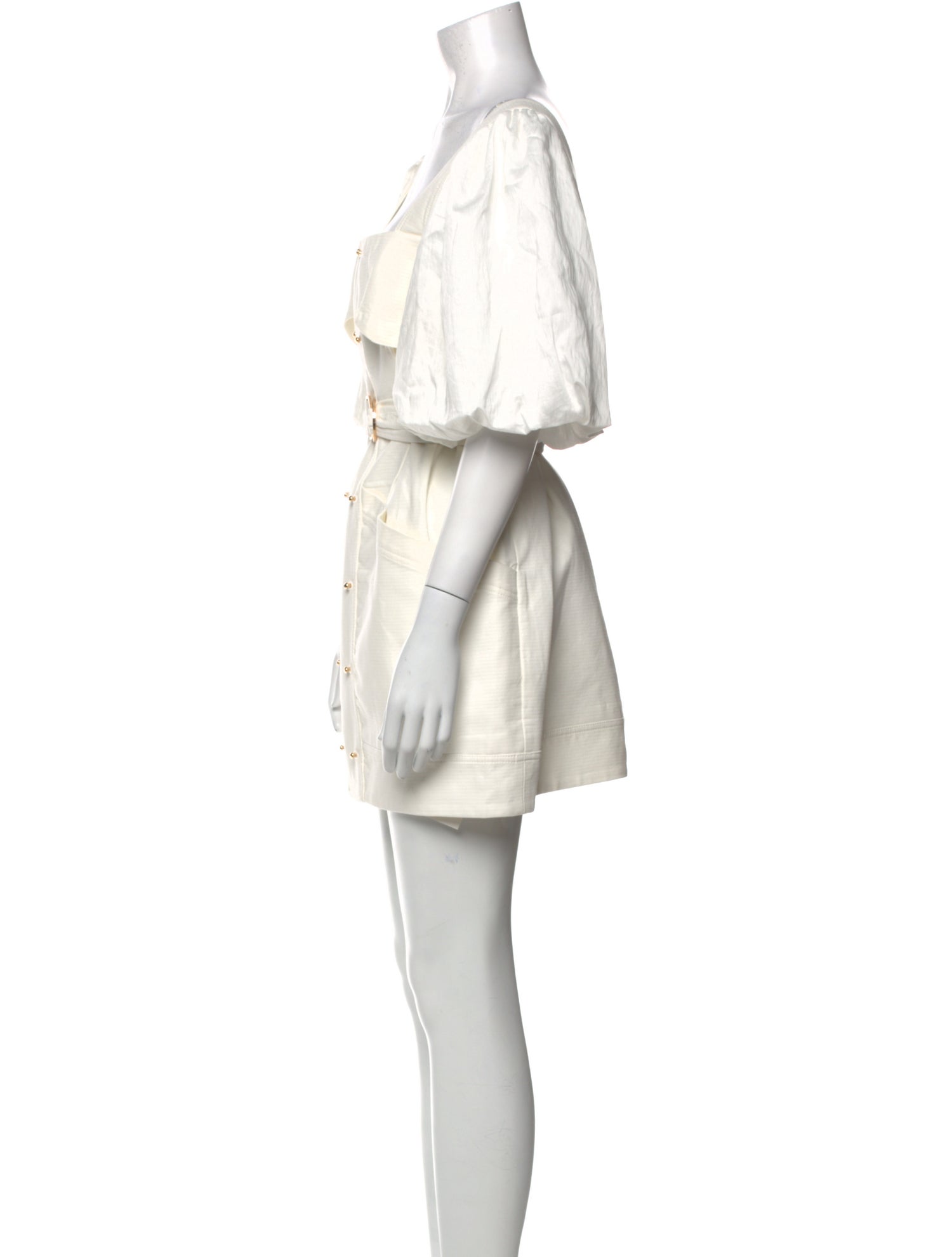 Acler Square Neckline Mini Dress