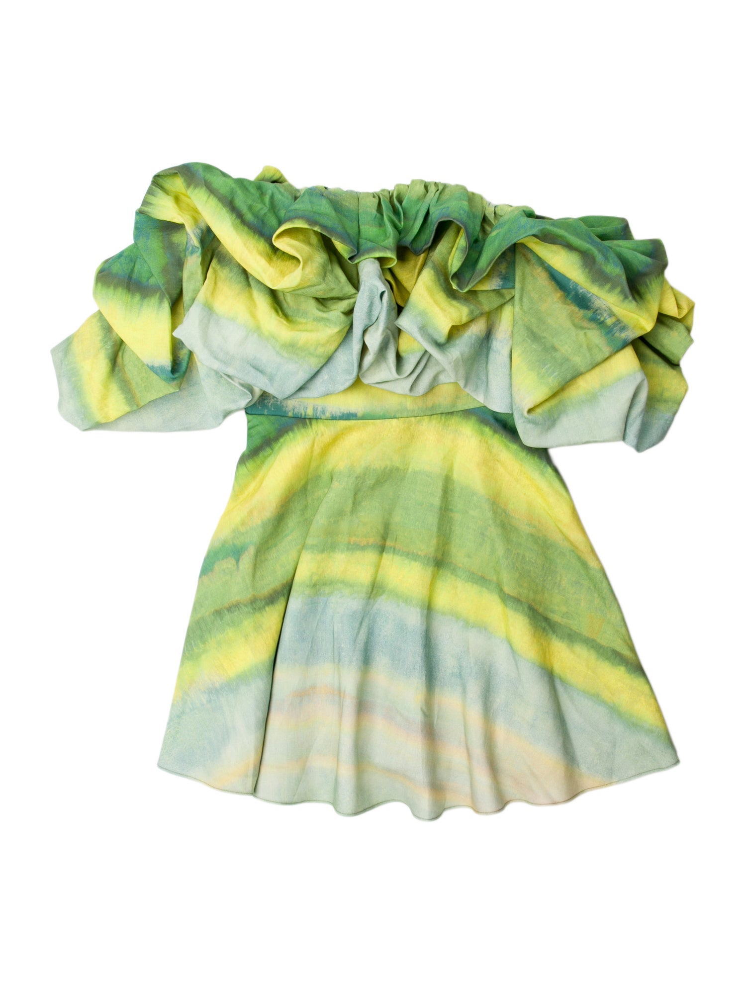 Acler Tie-Dye Print Mini Dress