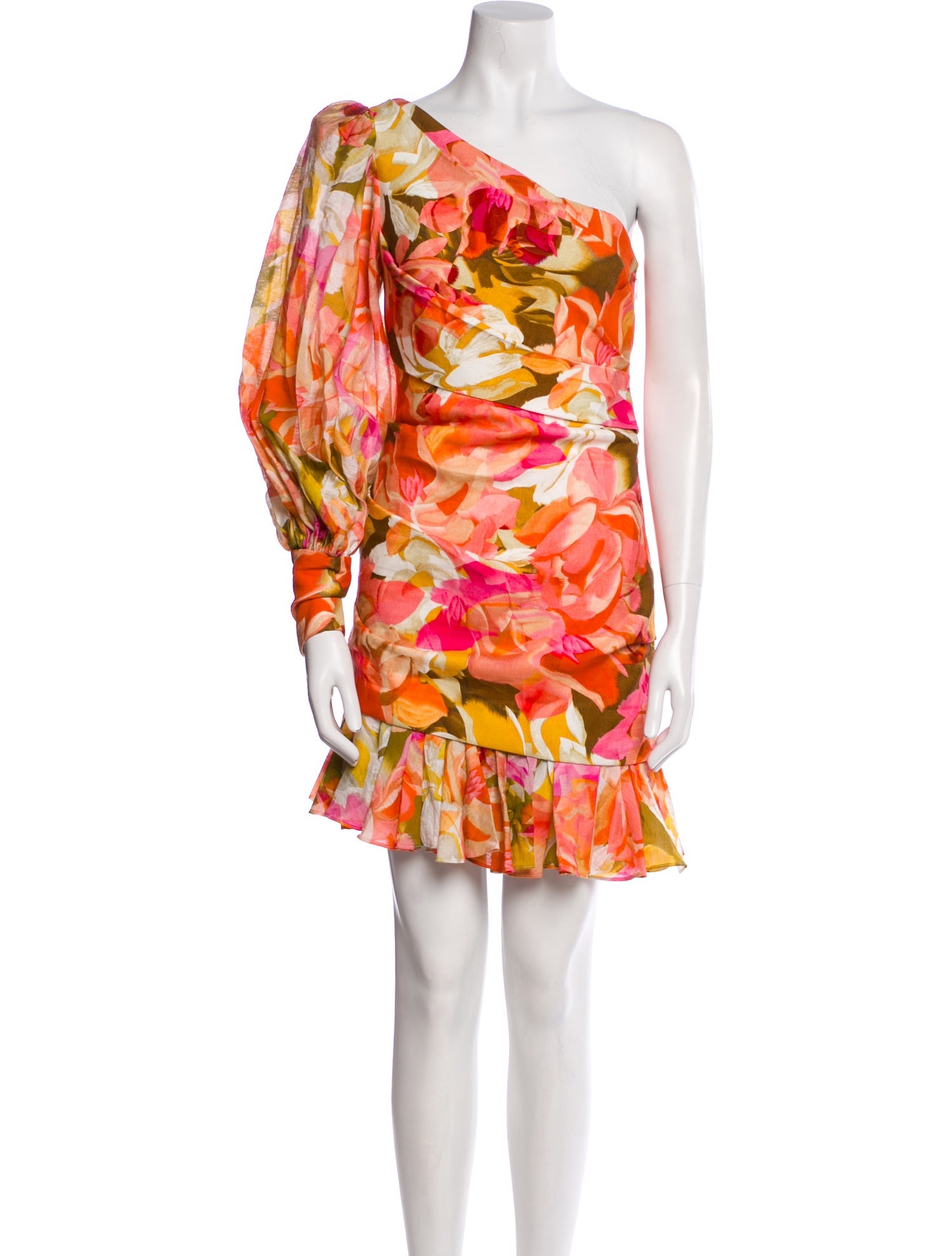 Acler Floral Print Mini Dress