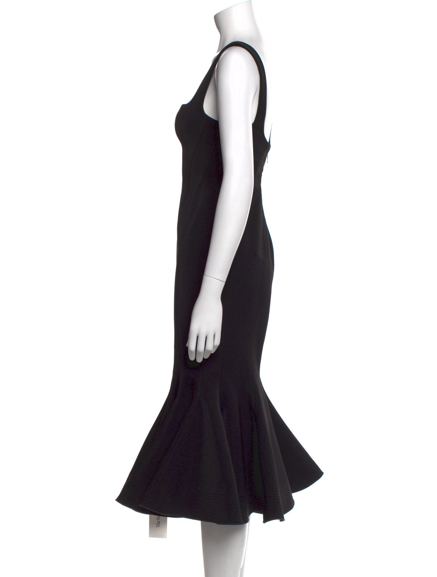 Acler Square Neckline Midi Length Dress