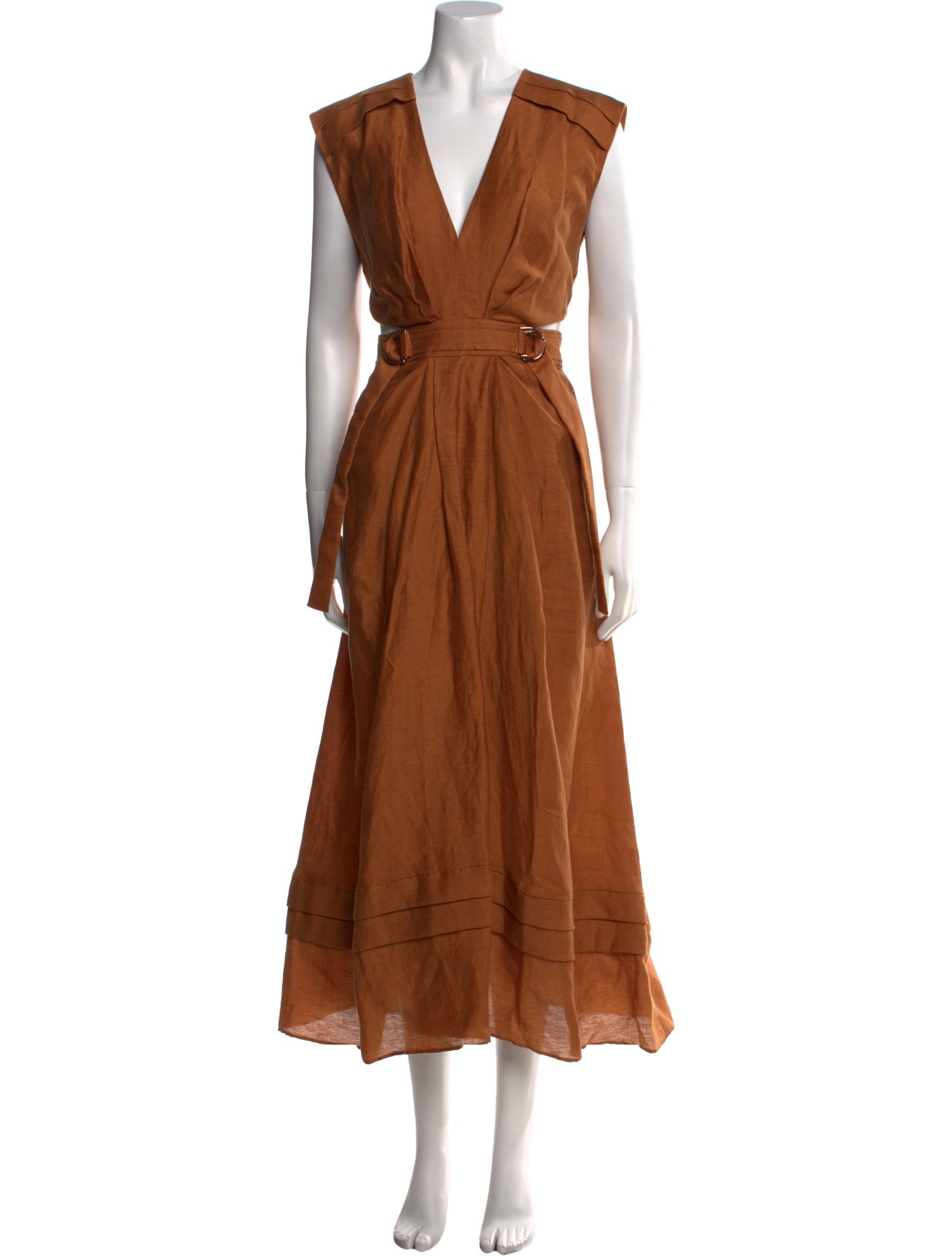 Acler Linen Long Dress