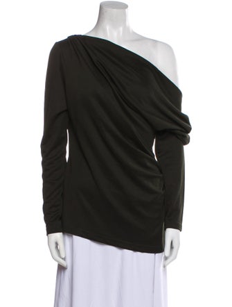 Acler Asymmetrical Long Sleeve Top