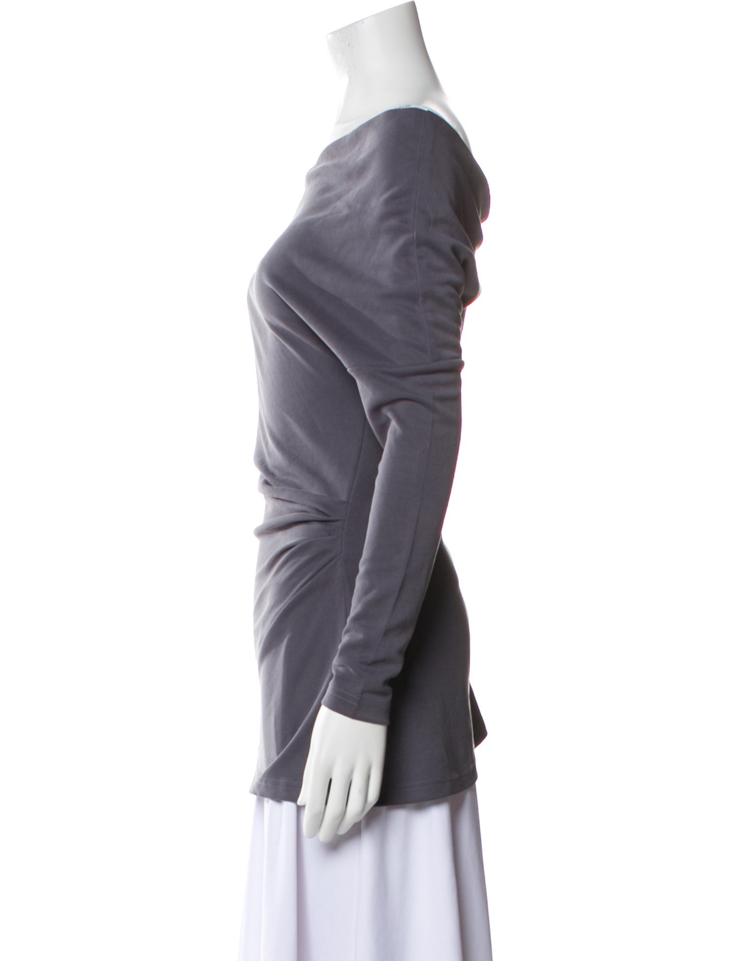 Acler Asymmetrical Long Sleeve Top