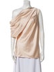 Acler One-Shoulder Sleeveless Blouse