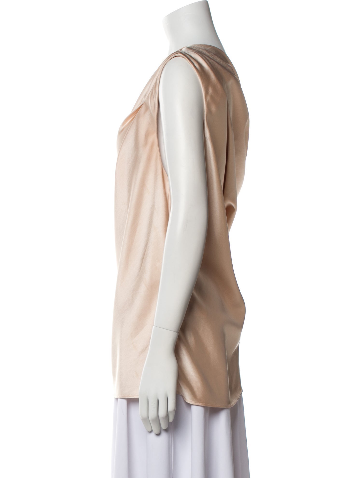 Acler One-Shoulder Sleeveless Blouse