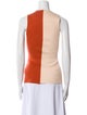 Acler Colorblock Pattern V-Neck Top