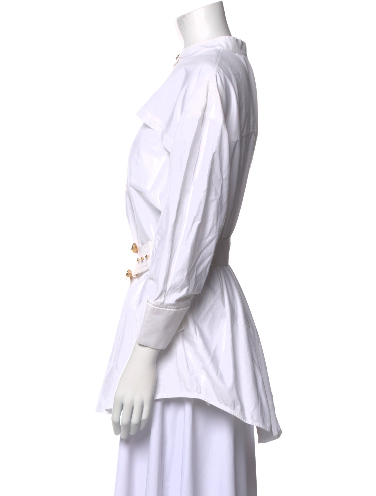 Acler Three-Quarter Sleeve Button-Up Top