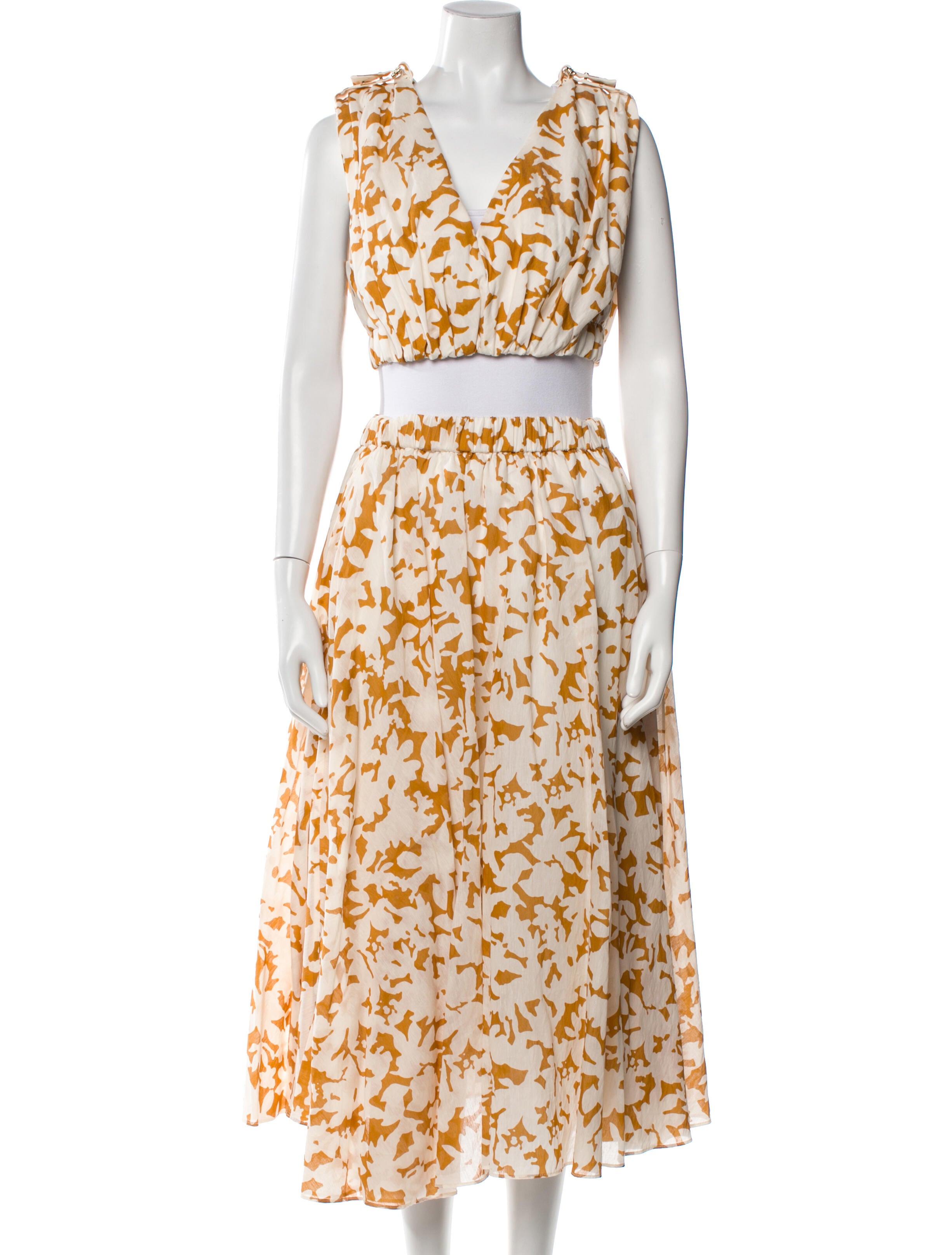 Acler Printed Skirt Set w/ Tags