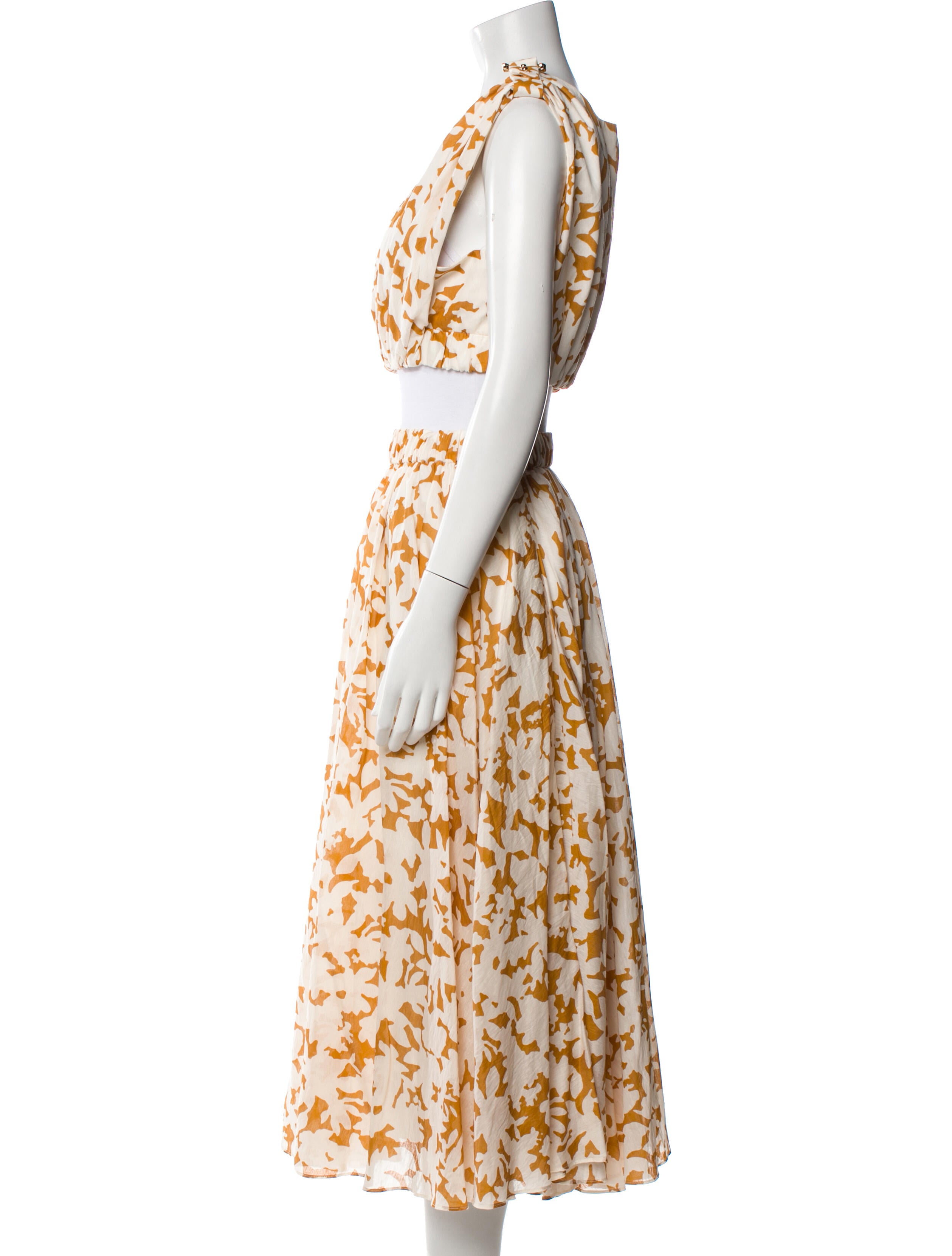 Acler Printed Skirt Set w/ Tags