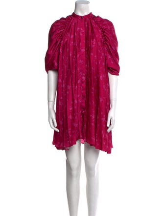 Acler Floral Print Mini Dress