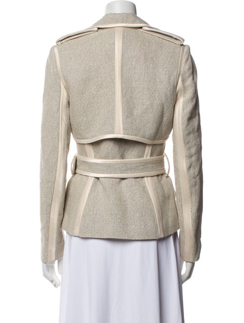 Acler Linen Tweed Pattern Blazer