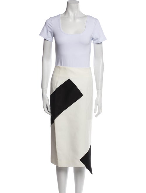 Acler Colorblock Pattern Skirt Set