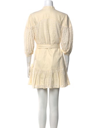 Acler Mock Neck Mini Dress